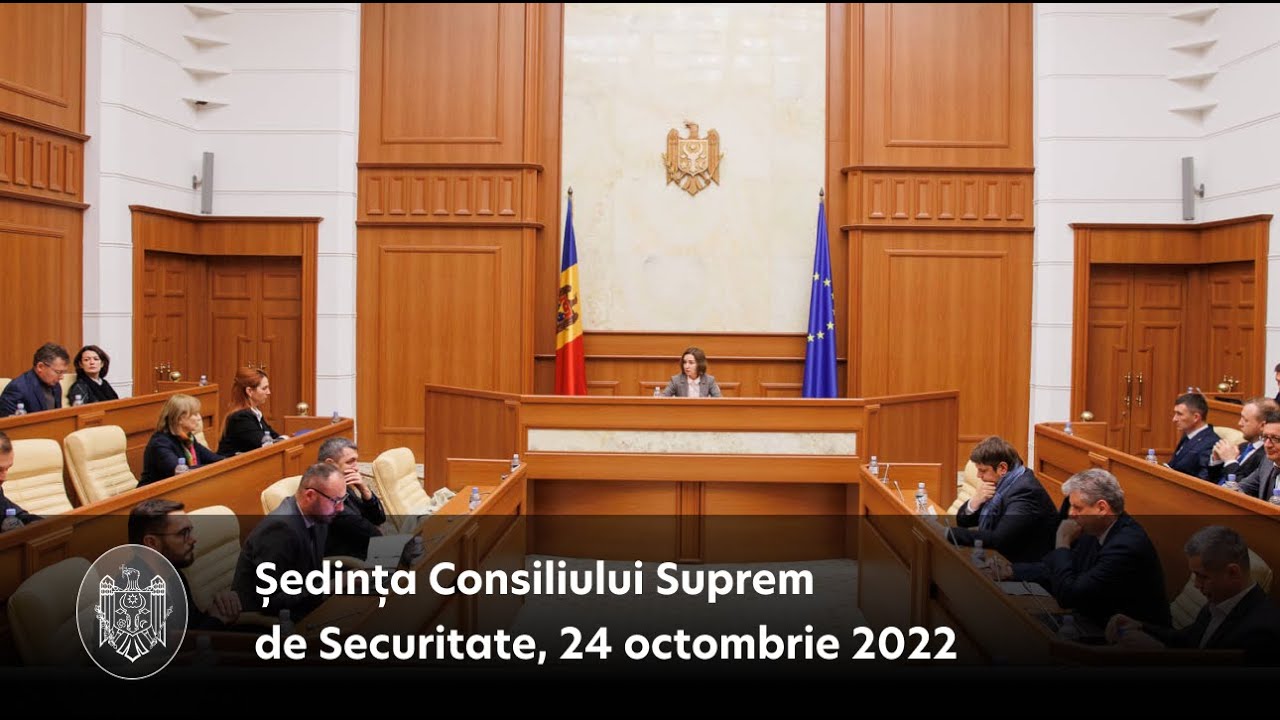 Ședința Consiliului Suprem de Securitate, 24 octombrie 2022