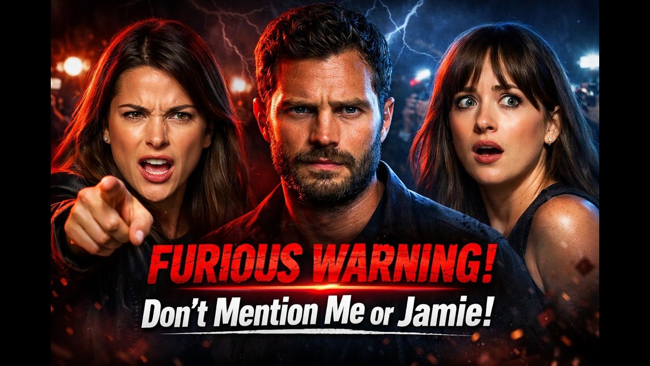 “Furious! 😱 Amelia Warner Warns: ‘Don’t Mention Me or Jamie Dornan!’ – Dakota Johnson Stunned”