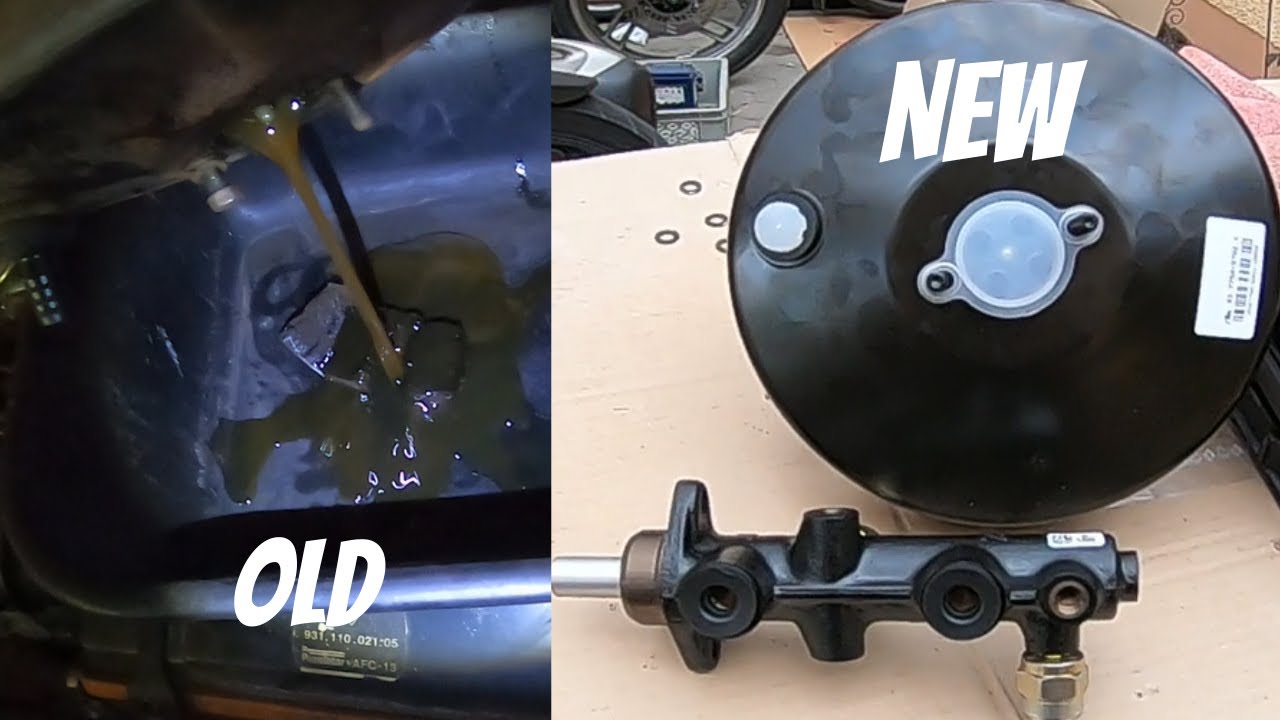 How to replace a Porsche 924 Turbo Brake Booster + Master Cylinder ( with part Nrs.) Porsche 931