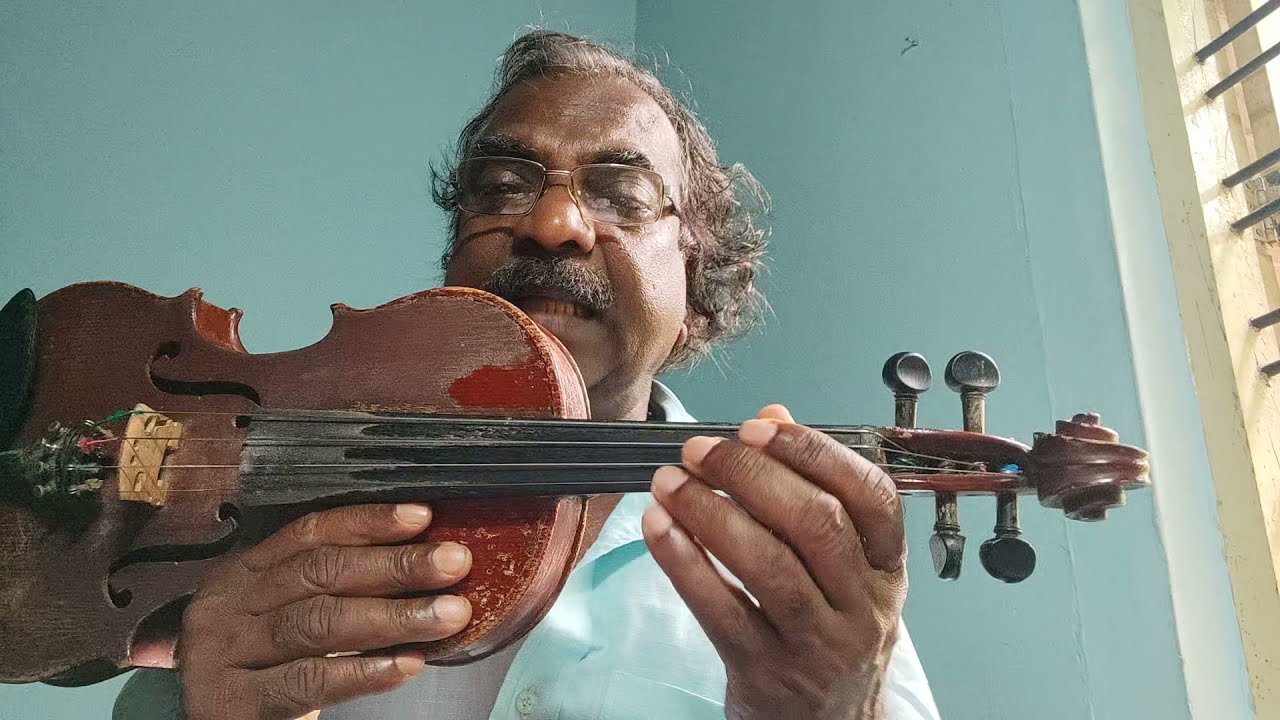POOVILI  EASY WAY TO PLAY ON VIOLIN , CARNATIC VIOLIN TUTORIAL VATTAPPARA VIJAYAKUMAR 9895686351