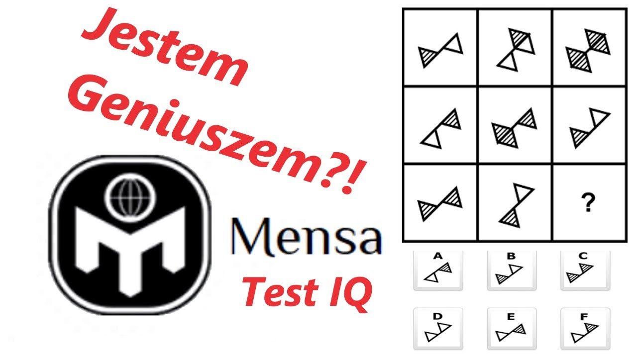 JESTEM GENIUSZEM?! - Mensa IQ Test