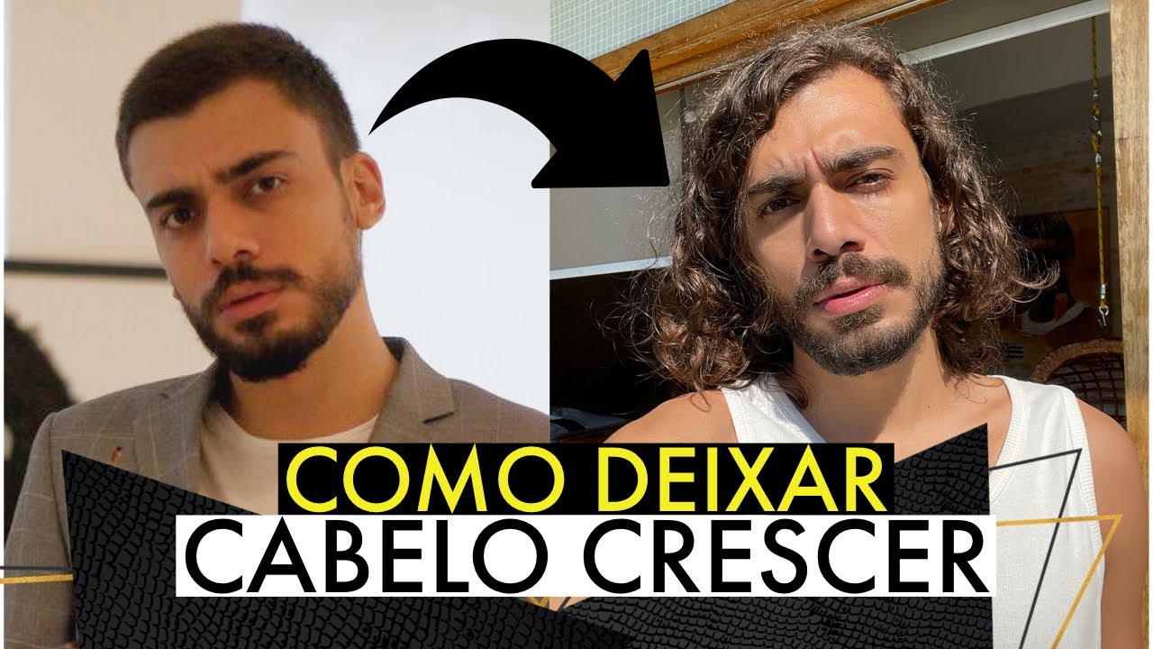 COMO DEIXAR O CABELO MASCULINO CRESCER | CABELO LONGO MASCULINO 2022 | ALEX CURSINO