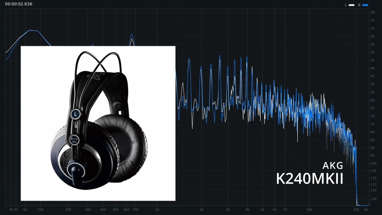AKG K240MKII ヘッドフォン出力音