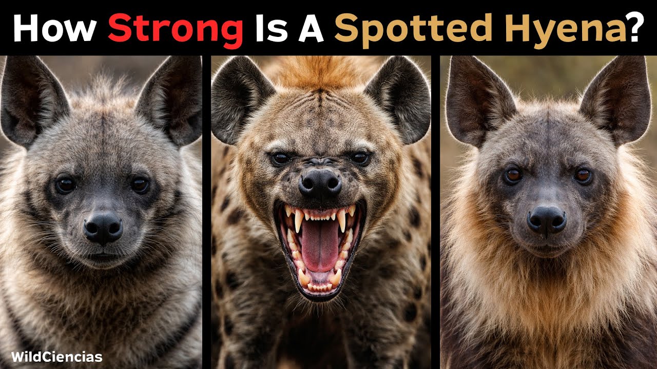 How Strong is a Spotted Hyena Compared to Other Hyenas?