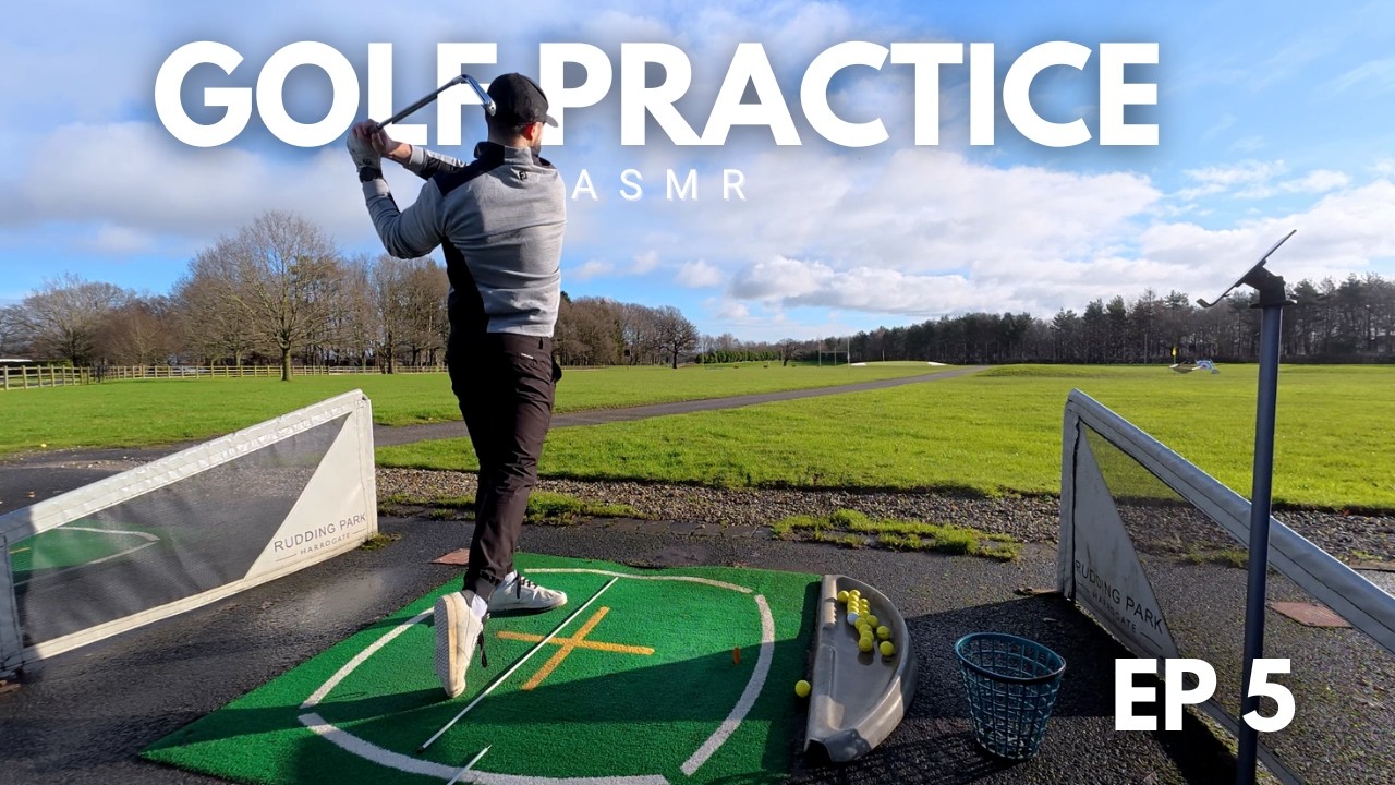 Practice Session For a High Handicap Golfer | ASMR No Talking