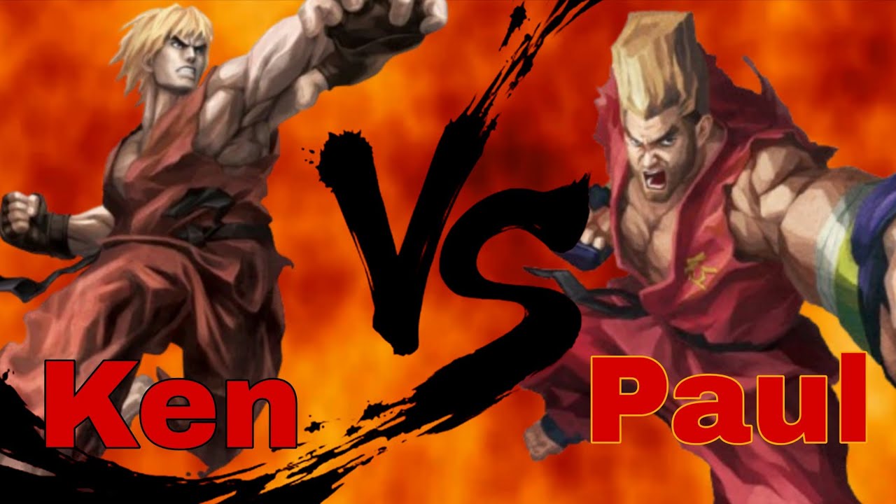 MUGEN- Ken Masters Vs Paul Phoenix