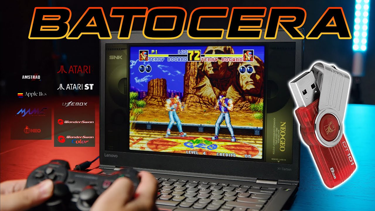 5 Phút biến USB thành Máy chơi Game RETRO !! USB BATOCERA SETUP