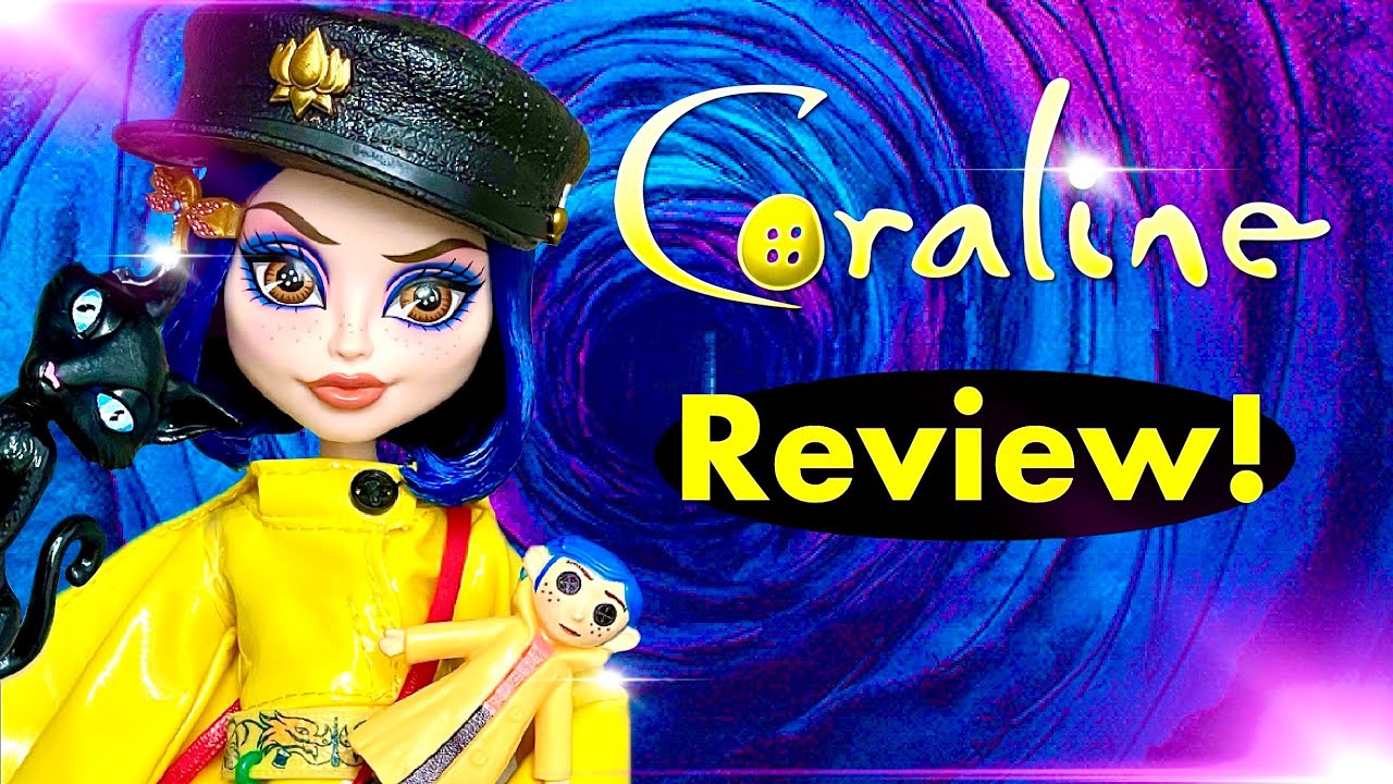 Подробный обзор и распаковка куклы Коралайн Джонс из серии Monster High SKULLECTOR!!🍵🔥🧵