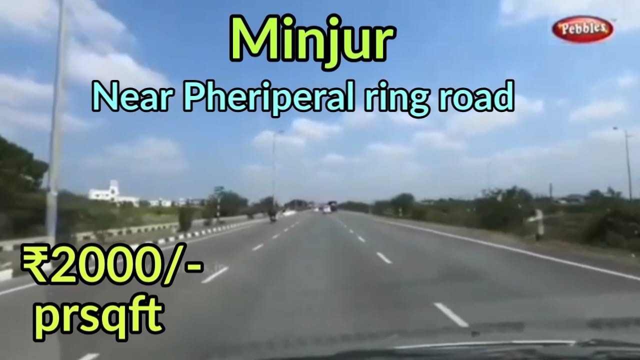 Residential plots near MINJUR Pheriperal ring road. Contact for free site visit: 90426 51719