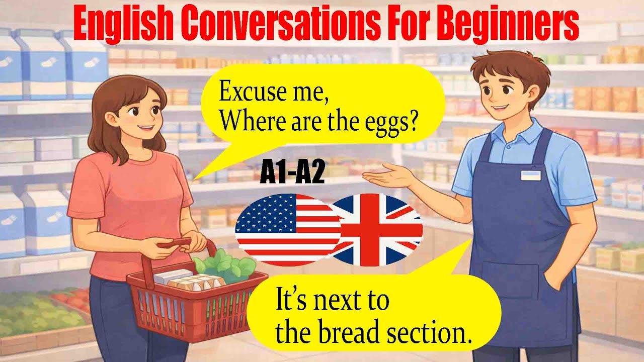 20 Easy English Conversations for Beginners | Slow and Easy English
