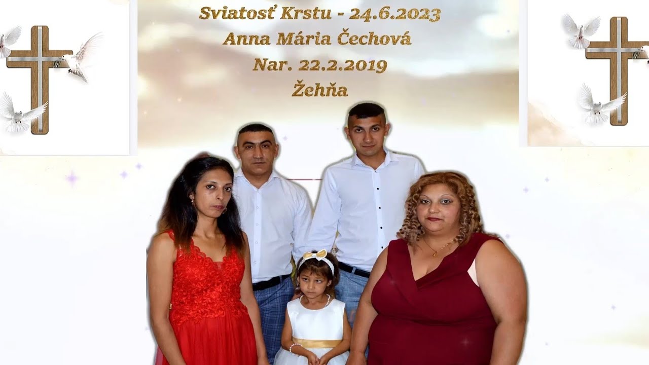 🎥 Sviatosť Krstu - Anna Mária Čechová - Žehňa 📽