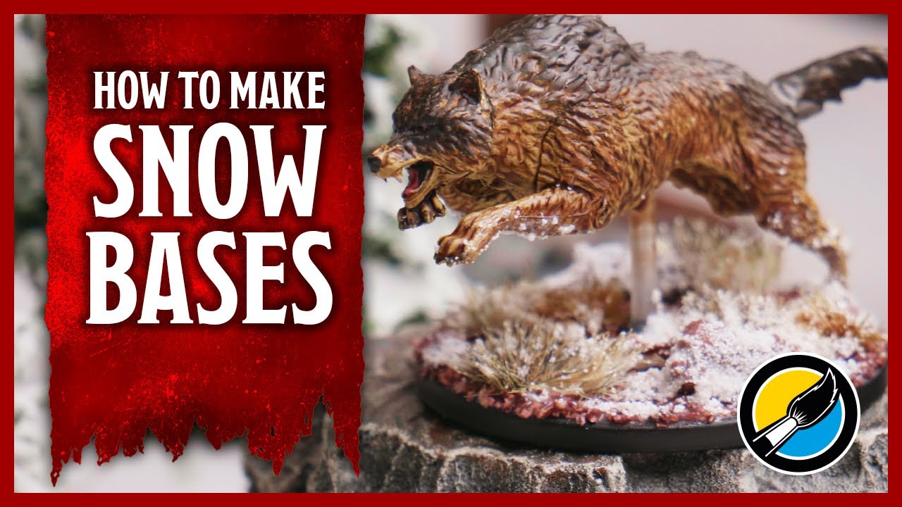 Simple Basing Tutorial - Snow/Winter ❄