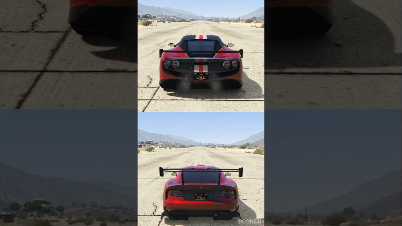 Banshee GTS vs Turismo Omaggio | GTA 5 Online Drag Race 🚗🔥#shorts #gta