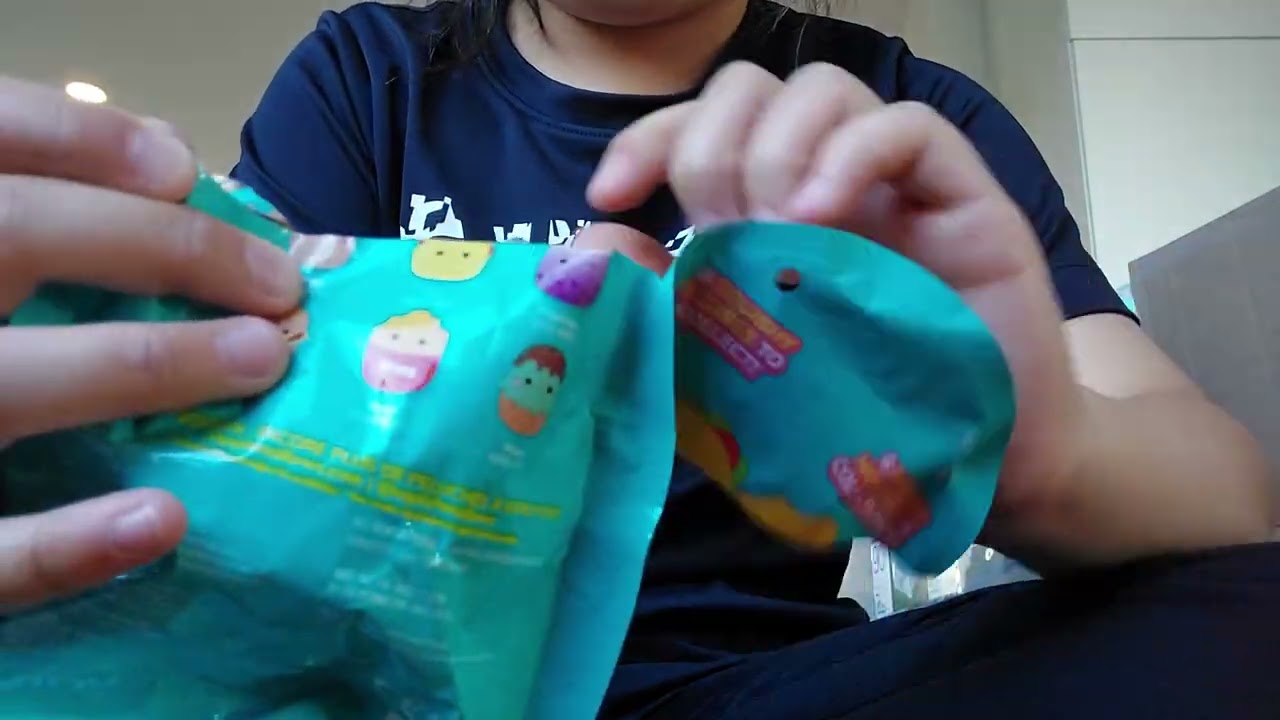 Opening squish mallow squishy from my birthday!🥪/생일 선물로 받은 스퀴시 멜로 언박싱!