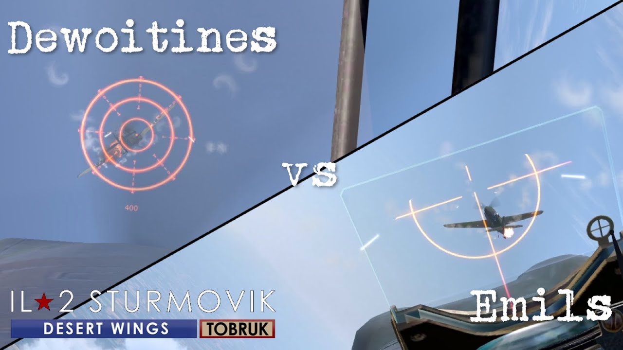 IL-2 Desert Wings: Tobruk - Dewoitines vs Emils