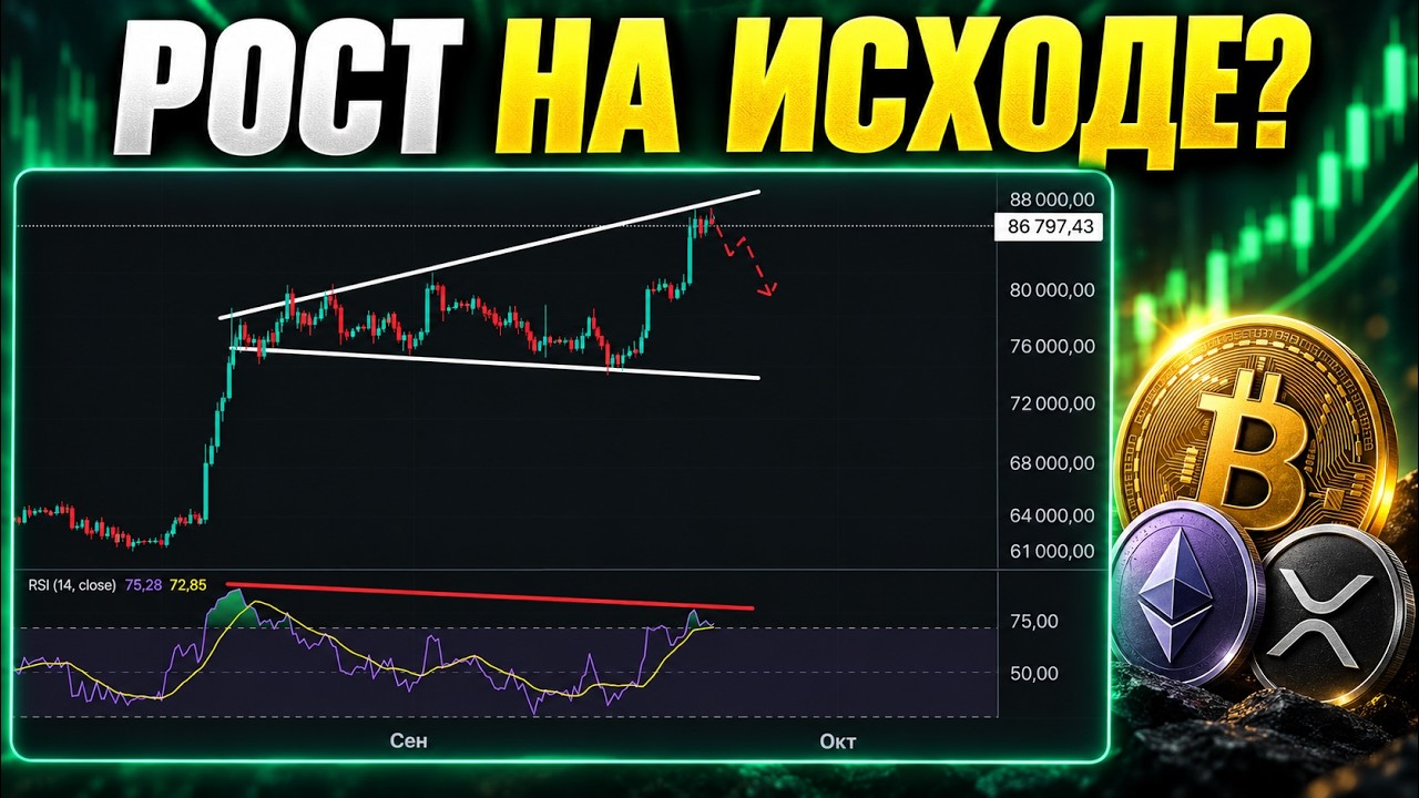 ⚪ Биткоин растёт, но RSI предупреждает: чего ждать дальше?