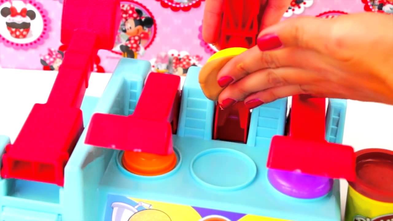 Play Doh burger builder Playset   Kids Games   Playdough toys videos for Children   YouTube