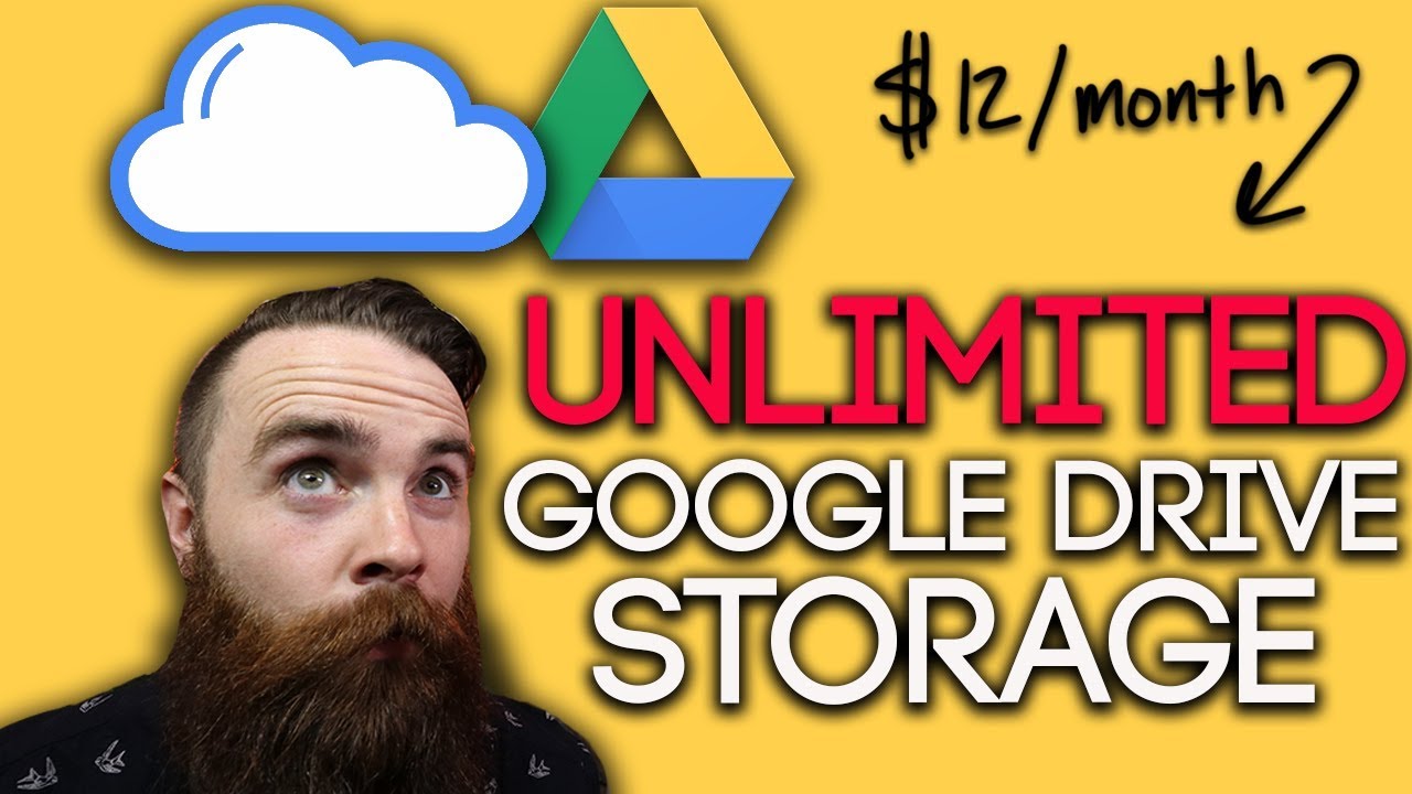 UNLIMITED Google Drive Storage for $12/month