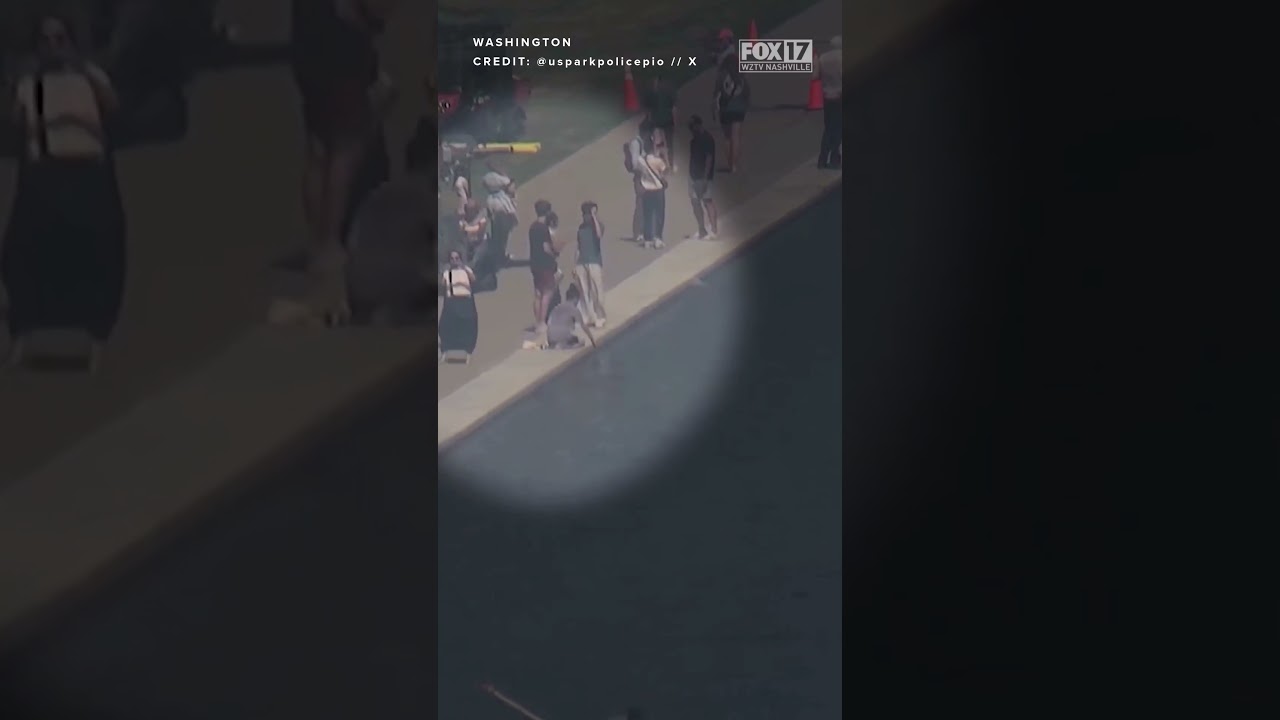 US Park Police trying to identify person videoed at Reflecting Pool amid investigation