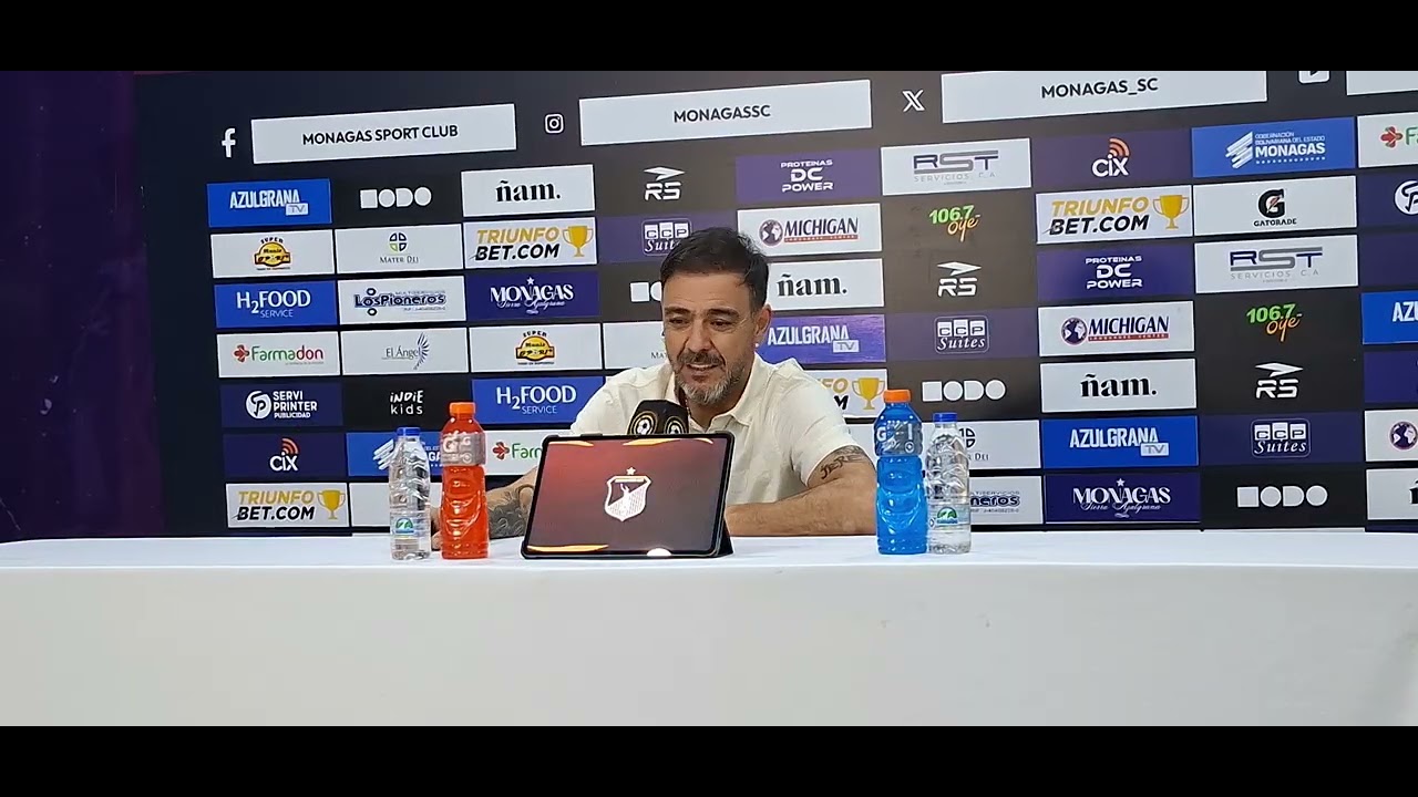 Alvaro Recoba. Rueda de prensa post partido. MonagasSC 🆚 Tachira. Domingo 22 02 2026