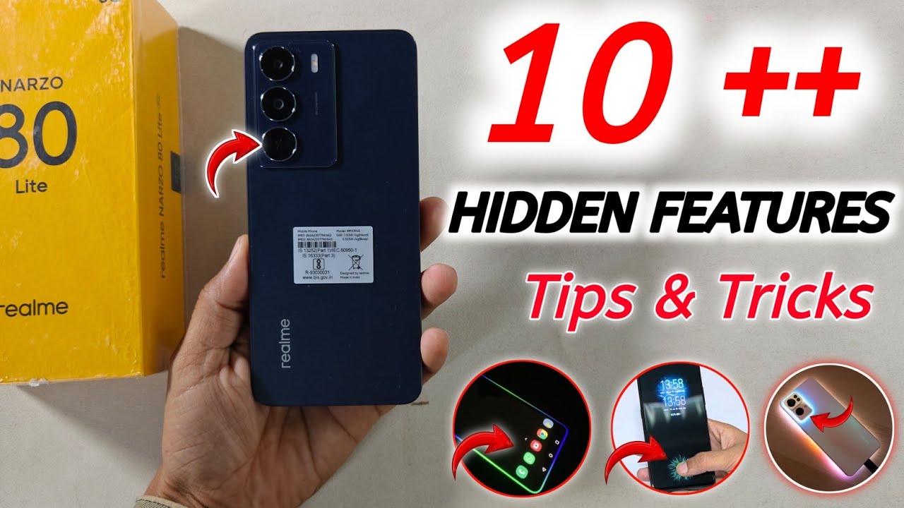 Realme narzo 80 lite Top 10+ Hidden Features Realme narzo 80 lite Tips and Tricks Realme Hidden