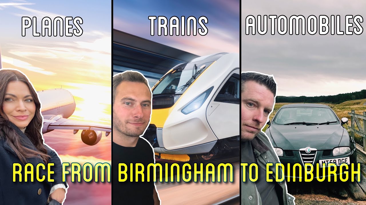 Plane Vs Train Vs Car | Race To Edinburgh