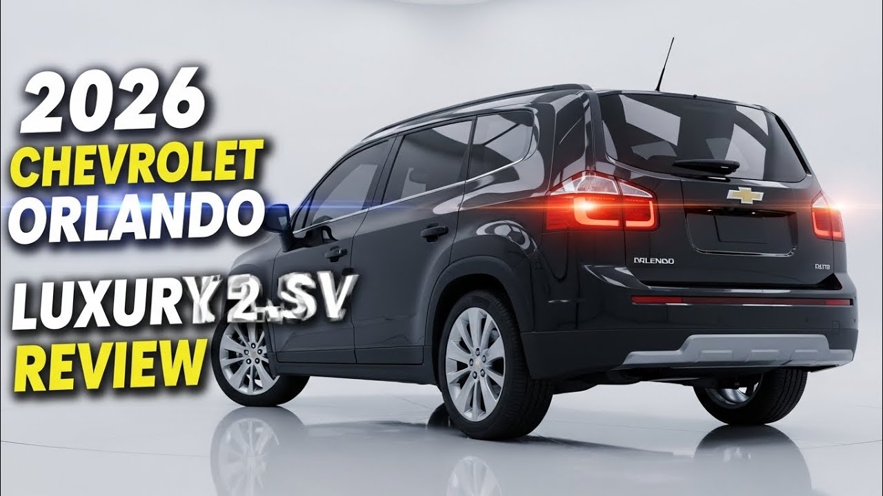 “2026 Chevrolet Orlando | Black Luxury SUV Review | Interior, Engine & Full Showcase”