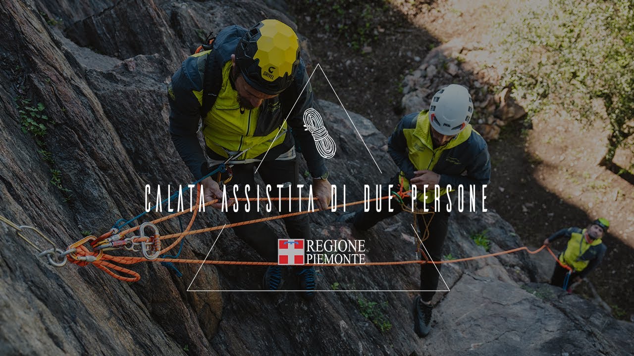 Calata assistita di due persone
