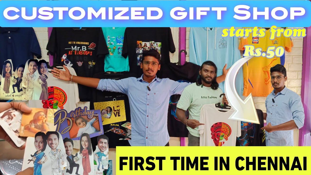 personalized gift Shop . 15 mins la customised gifts 🎁 eppadi kuduka mudiudhu. first time in Chennai