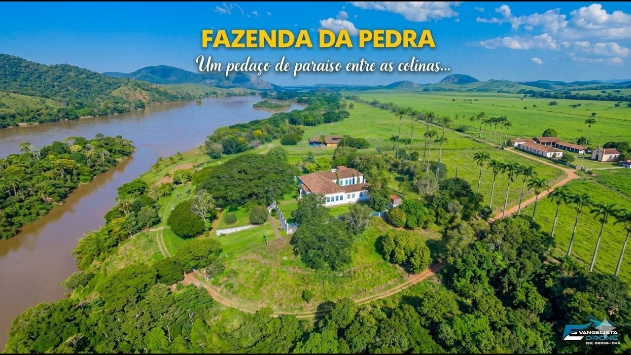 FAZENDA DA PEDRA: A Beleza do Interior Vista por Drone 4K 🚁✨