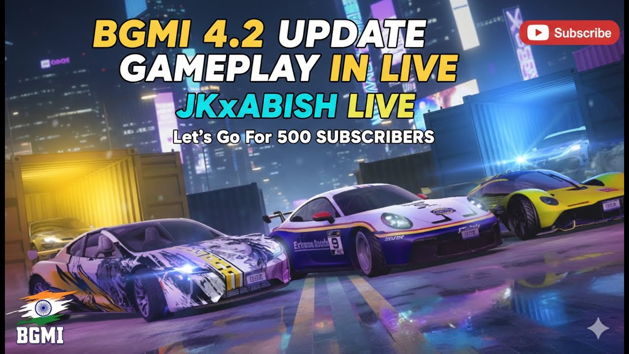 BGMI [LIVE] Let’s go for 500 subscribers!