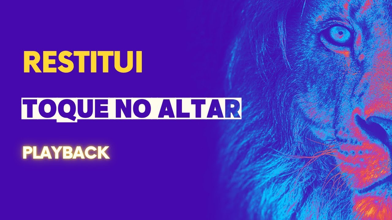 Restitui - Toque no Altar (playback)