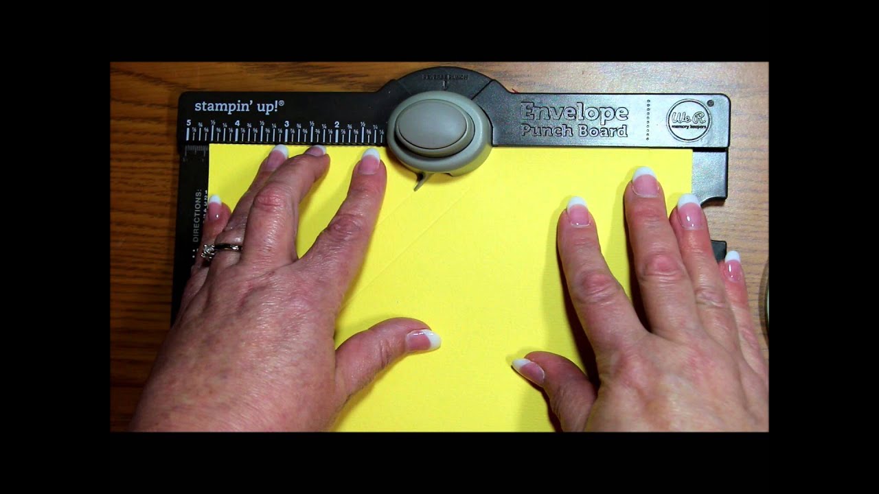 How To Make A Card Box With The Envelope Punch Board