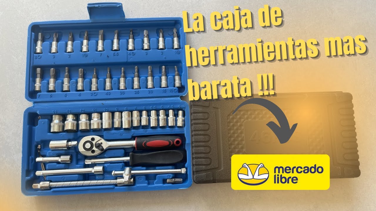  El Juego de Herramientas Mecánicas MÁS BARATO de Mercado Libre ¿Vale la Pena?
