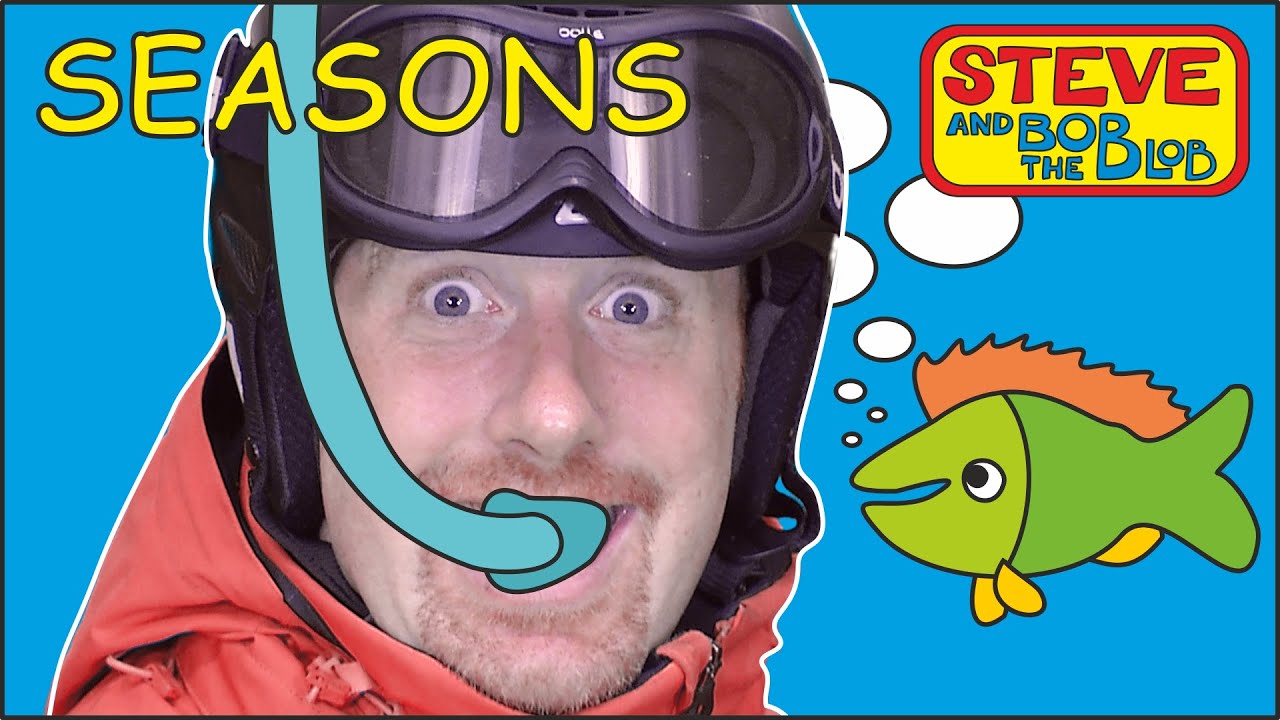Seasons of the Year Story for Kids from Bob the Blob | Learn English Speaking
