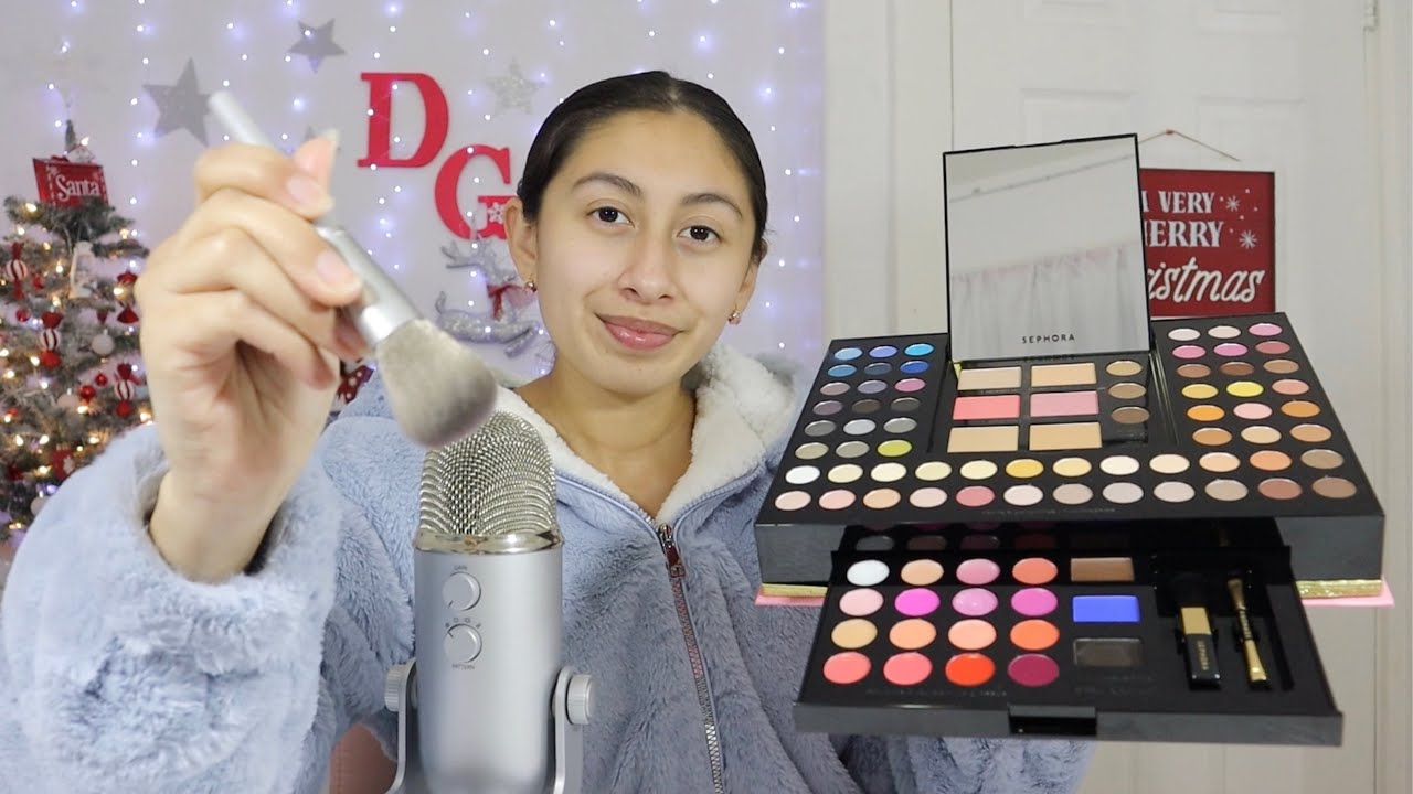 ASMR~Doing your New Year’s Makeup!! 🥳🎉