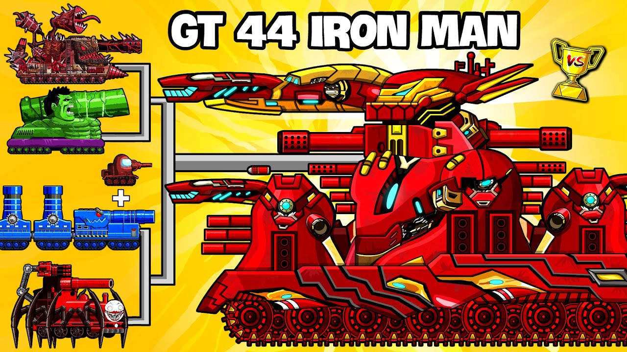 Transformers Tank: Hulk vs HulkBuster / Iron Man GT44 | Arena Tank