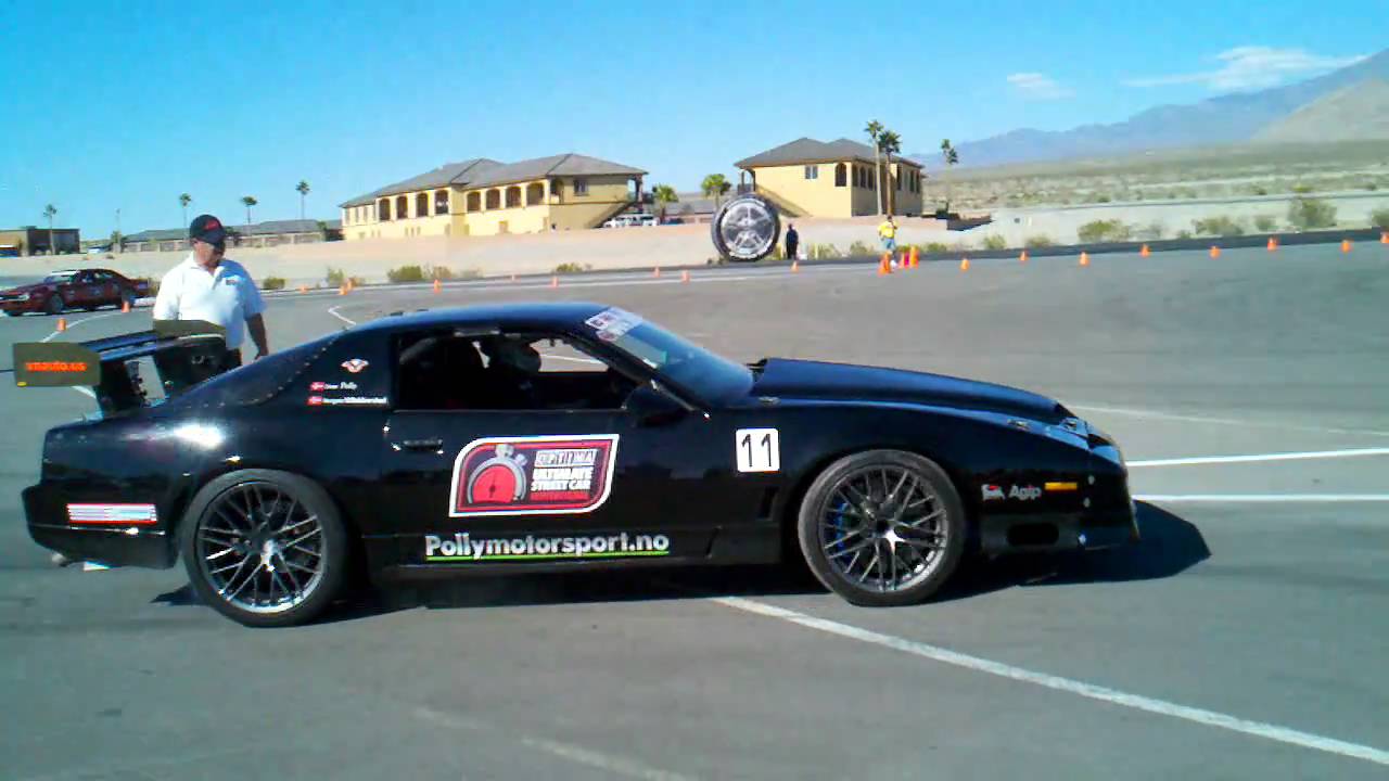 Polly 's 1400hp Trans Am on the track at the 2010 Optima Ultimate street invitational