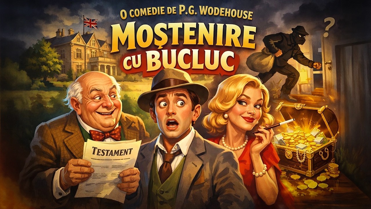 Moștenire cu bucluc - o comedie de P. G. Wodehouse | Teatru pe Vinil
