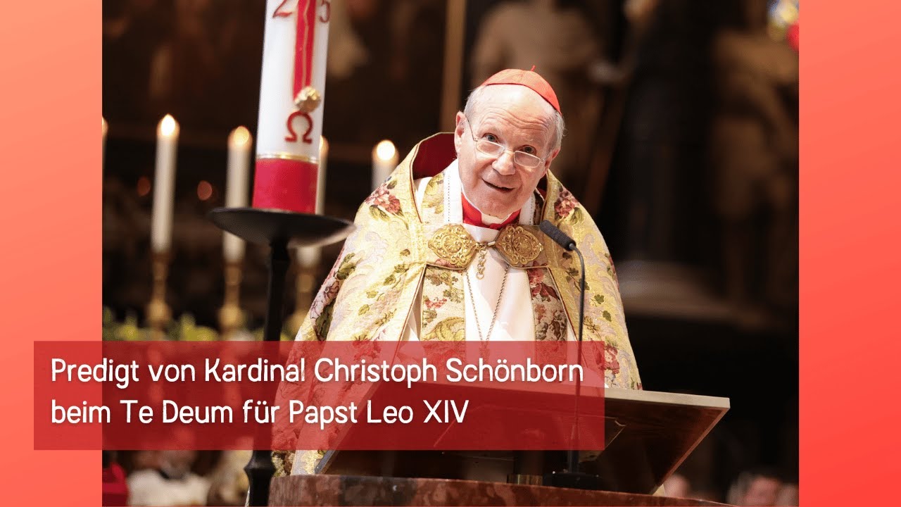 Tu es Petrus - Predigt von Kardinal Christoph Schönborn beim Te Deum für Papst Leo XIV
