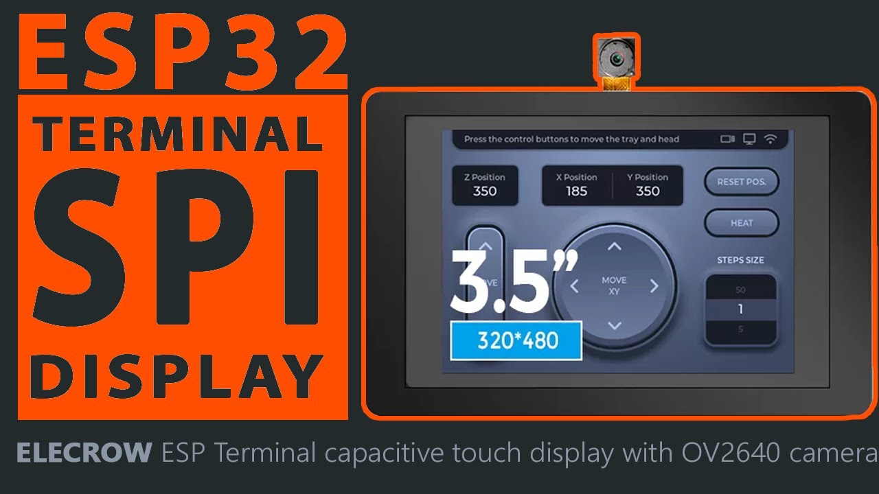 ESP32 Terminal  SPI TFT touch display OV2640 camera | Project Weekend | ESP32 cam | ESP32 s3