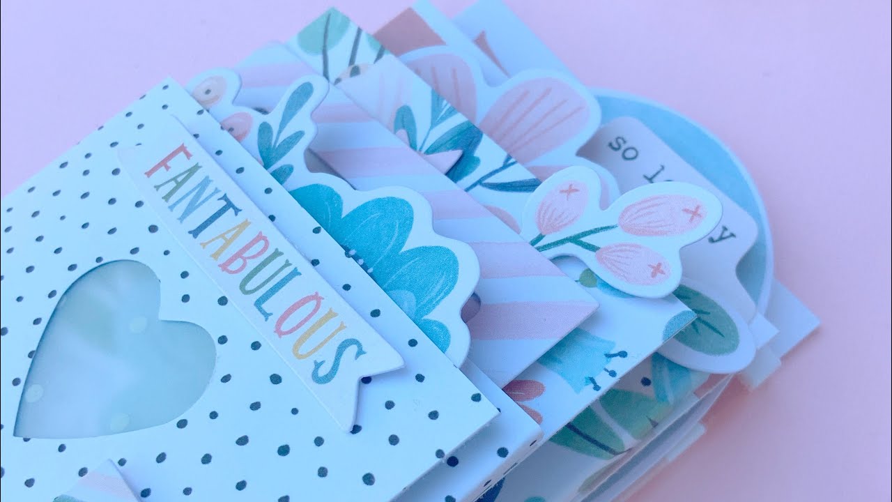 Stacked Mini Album for Embellishments and Snail Mail! Easy Mini Album