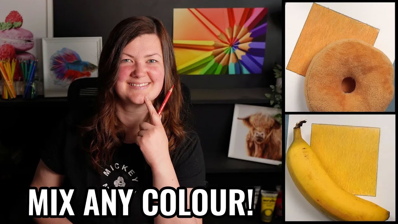 How to Mix ANY Colour with Colored Pencils | Easy Layering Technique