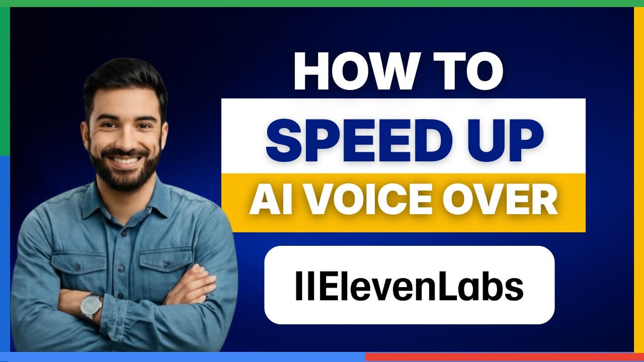 How to speed up an AI voice over in ElevenLabs [FULL GUIDE]