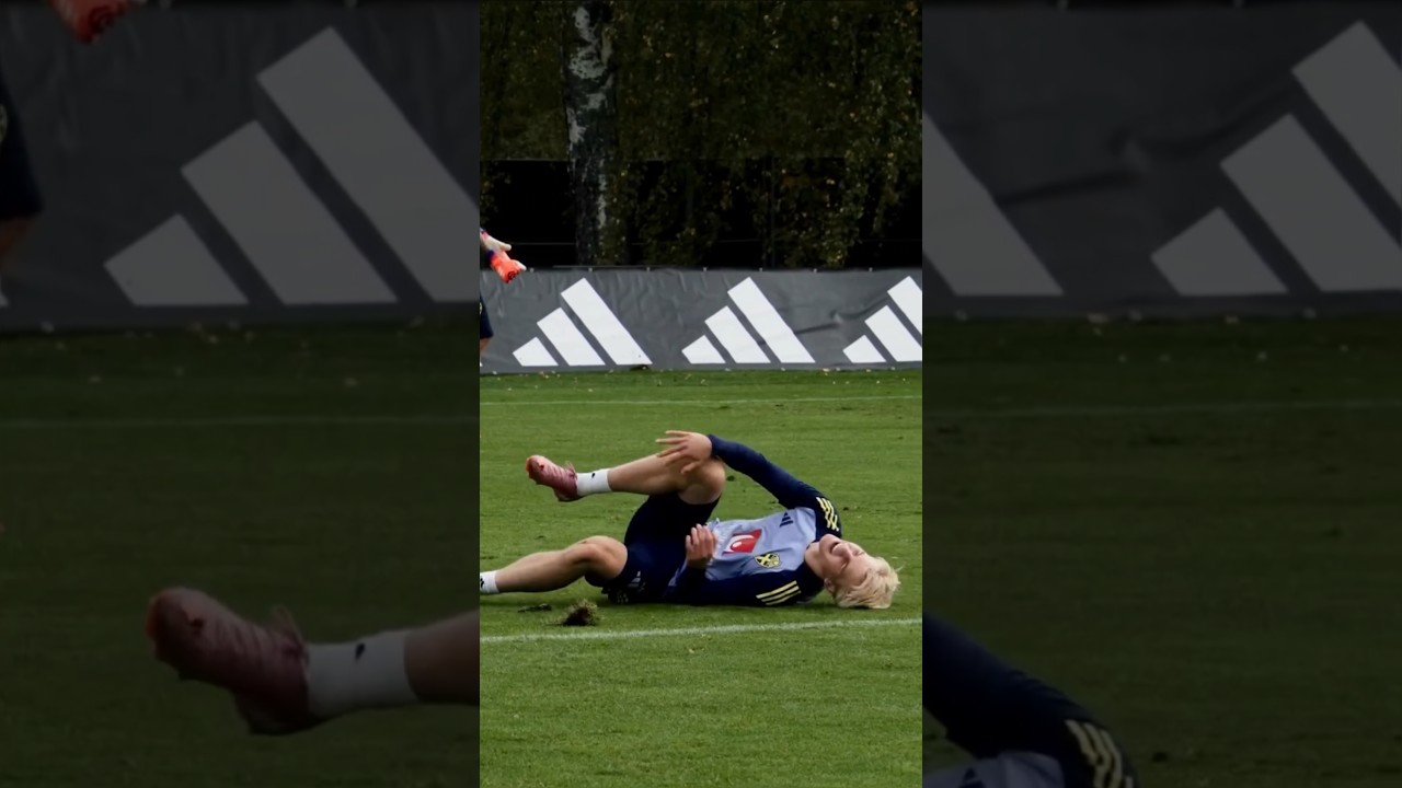 LUCAS BERGVALL: The Spurs Star Scores in Training Whilst on International Duty With Sweden