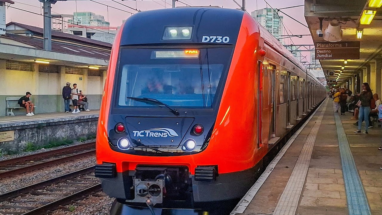 TIC Trens Primeiro Dia da Operação Série 9500 (D730) Na Linha 7 Rubi 