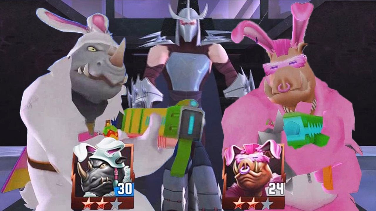 TMNT Legend: Bebop Bunny & Rocksteady Bunny VS Shredder