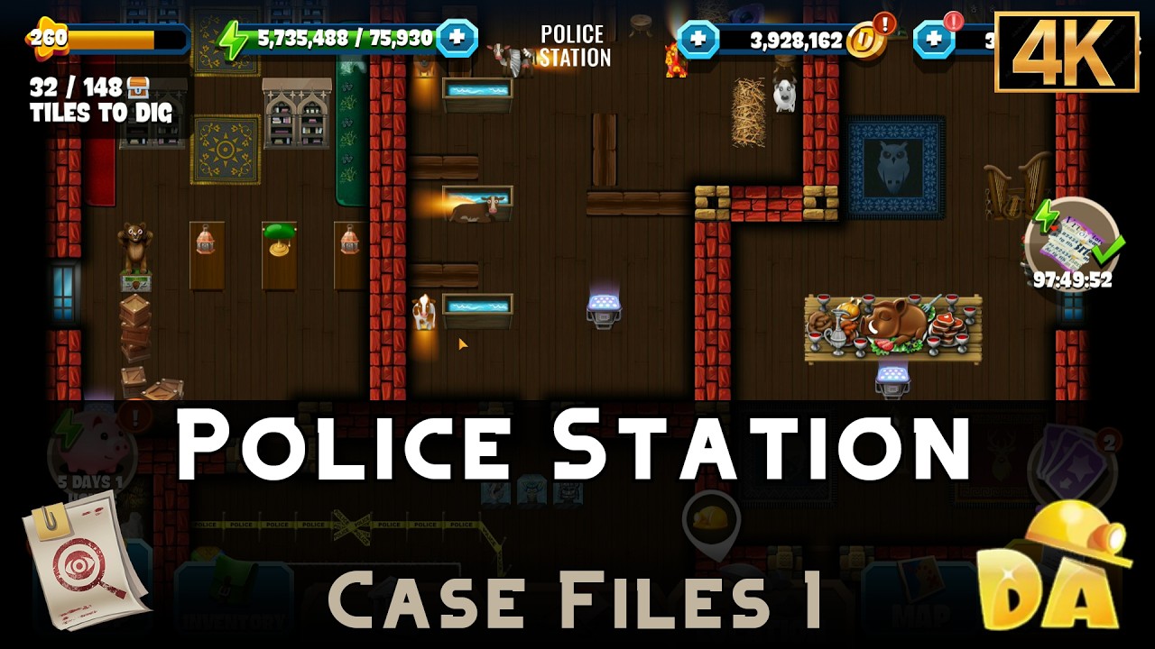 Police Station | Case Files 1 | Diggy's Adventure