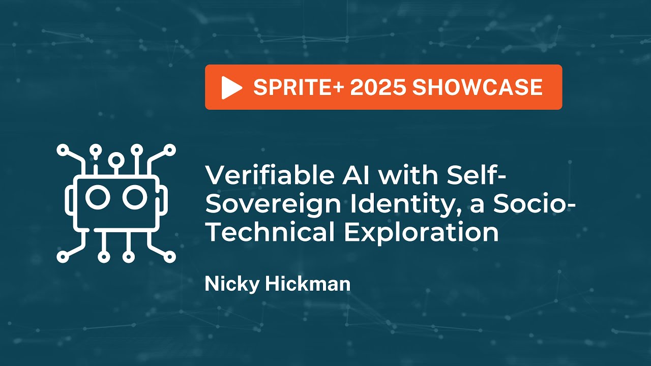 Verifiable AI with Self-Sovereign Identity: a Socio-Technical Exploration