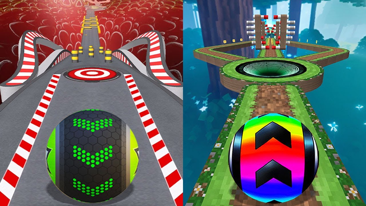 🌈 Going Balls VS Rolling Balance Ball, Rolling Ball Sky Escape, Temple Rolling Balls, Rollance Balls